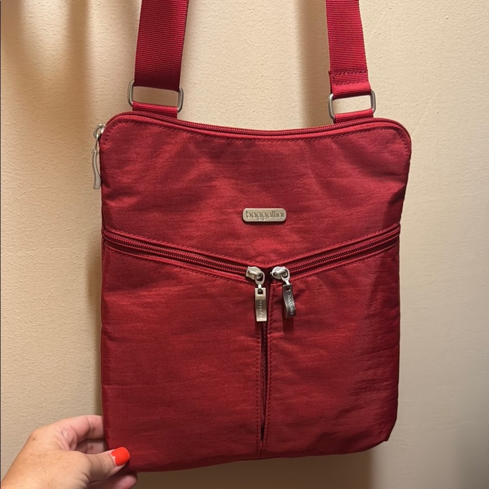 Baggallini Red Crossbody Bag